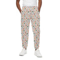 Pastel Axolotl Pattern Print Cotton Sweatpants