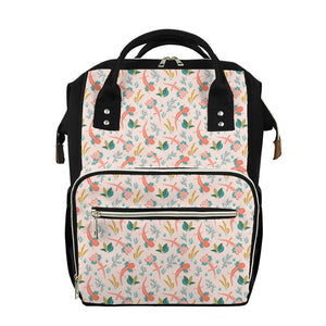 Pastel Axolotl Pattern Print Diaper Bag