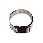 Pastel Axolotl Pattern Print Dog Collar