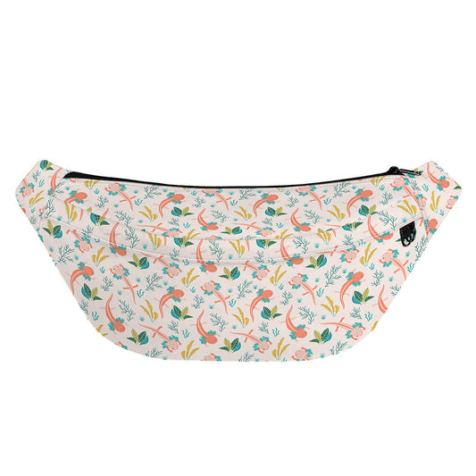 Pastel Axolotl Pattern Print Fanny Pack