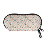 Pastel Axolotl Pattern Print Glasses Case