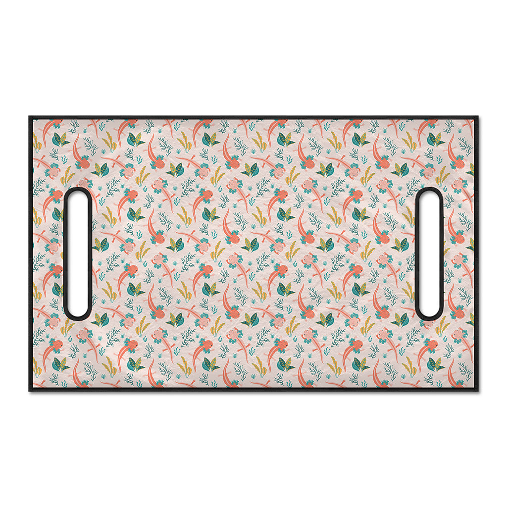 Pastel Axolotl Pattern Print Golf Cart Seat Cover