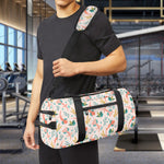 Pastel Axolotl Pattern Print Gym Bag