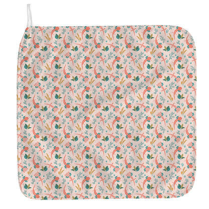 Pastel Axolotl Pattern Print Hand Towel