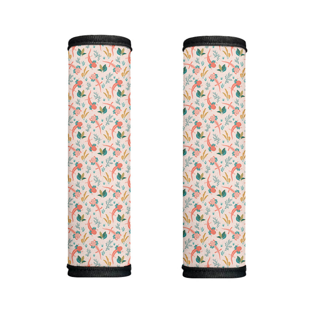 Pastel Axolotl Pattern Print Handle Covers