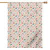 Pastel Axolotl Pattern Print House Flag