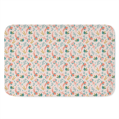 Pastel Axolotl Pattern Print Indoor Door Mat