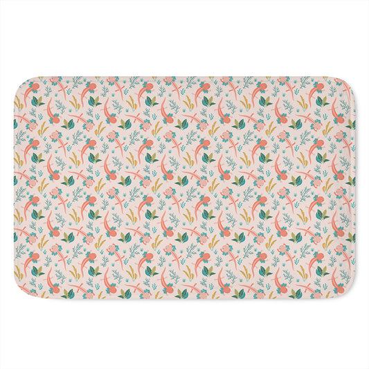 Pastel Axolotl Pattern Print Indoor Door Mat