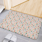 Pastel Axolotl Pattern Print Indoor Door Mat