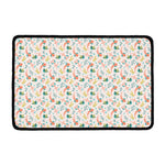 Pastel Axolotl Pattern Print Kitchen Mat