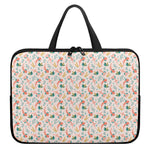 Pastel Axolotl Pattern Print Laptop Sleeve With Handle