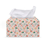 Pastel Axolotl Pattern Print Leather Tissue Box Cover