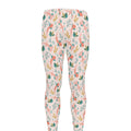 Pastel Axolotl Pattern Print Men's Leggings