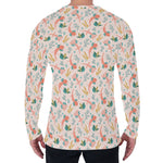Pastel Axolotl Pattern Print Men's Long Sleeve T-Shirt
