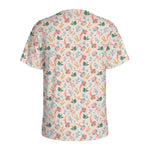 Pastel Axolotl Pattern Print Men's Sports T-Shirt