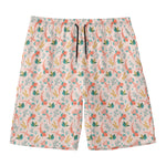 Pastel Axolotl Pattern Print Men's Swim Trunks