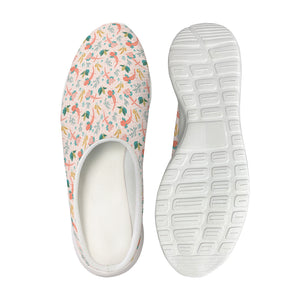 Pastel Axolotl Pattern Print Mesh Casual Shoes