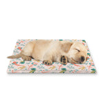 Pastel Axolotl Pattern Print Pet Cooling Mat Cover