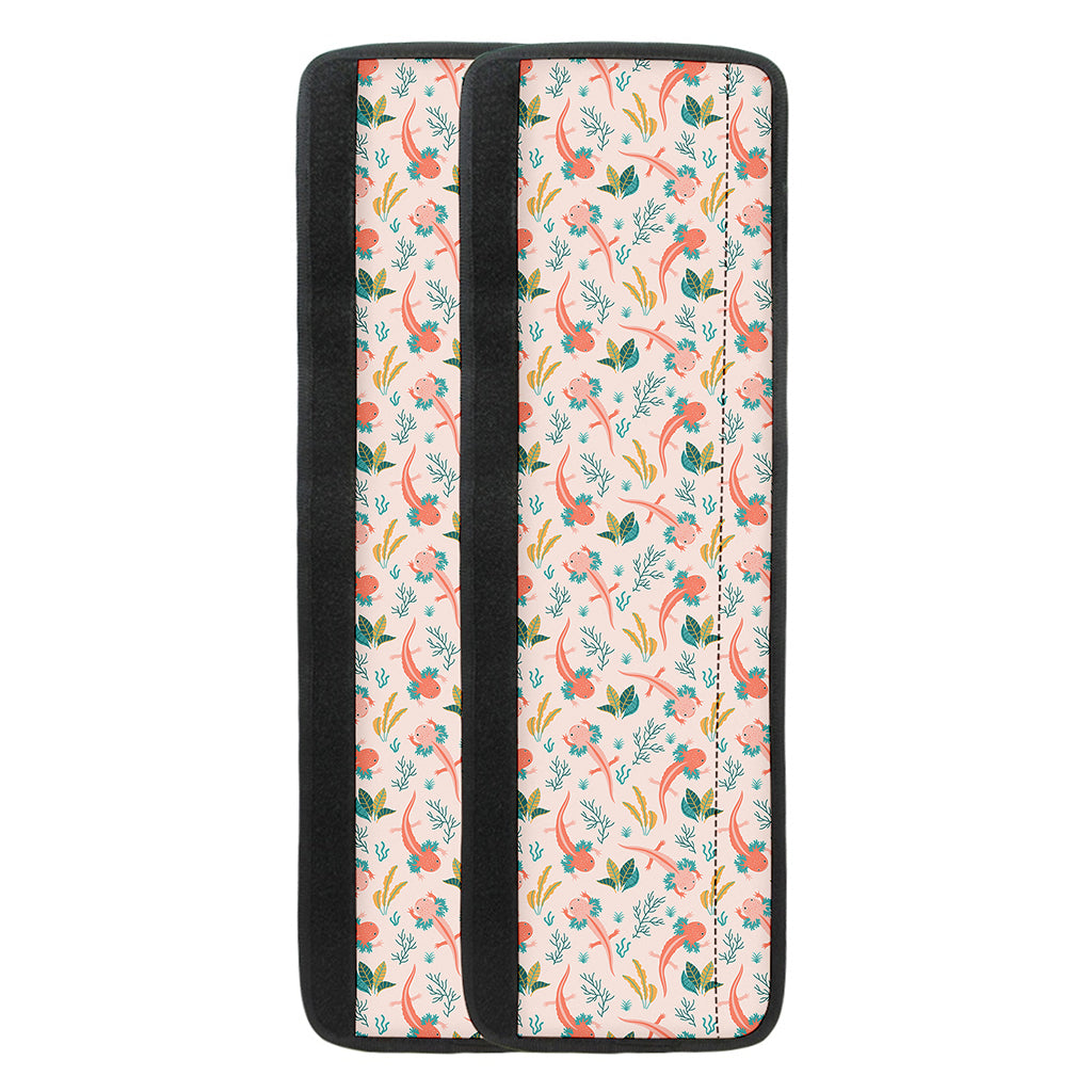 Pastel Axolotl Pattern Print Refrigerator Handle Covers