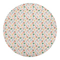 Pastel Axolotl Pattern Print Round Blanket