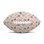 Pastel Axolotl Pattern Print Rugby Ball