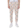 Pastel Axolotl Pattern Print Joggers