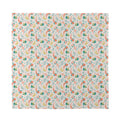 Pastel Axolotl Pattern Print Silk Bandana