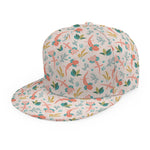 Pastel Axolotl Pattern Print Snapback Cap