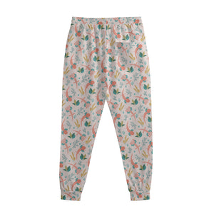 Pastel Axolotl Pattern Print Sweatpants