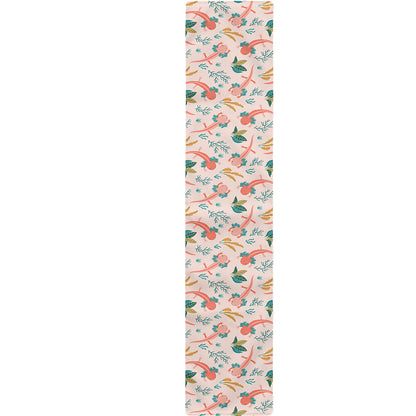 Pastel Axolotl Pattern Print Table Runner