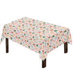 Pastel Axolotl Pattern Print Tablecloth