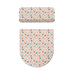 Pastel Axolotl Pattern Print Toilet Lid And Tank Cover Set