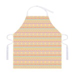 Pastel Aztec Tribal Pattern Print Adjustable Apron