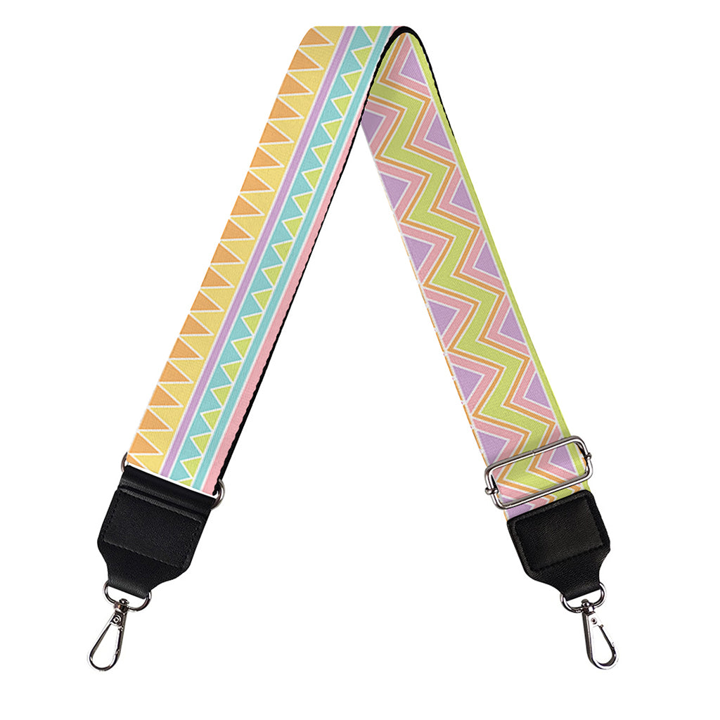 Pastel Aztec Tribal Pattern Print Bag Strap