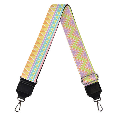 Pastel Aztec Tribal Pattern Print Bag Strap