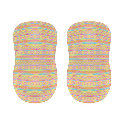 Pastel Aztec Tribal Pattern Print Bar Stool Covers