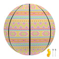 Pastel Aztec Tribal Pattern Print Basketball