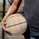 Pastel Aztec Tribal Pattern Print Basketball