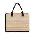 Pastel Aztec Tribal Pattern Print Canvas Tote Bag