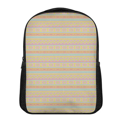 Pastel Aztec Tribal Pattern Print Casual Backpack