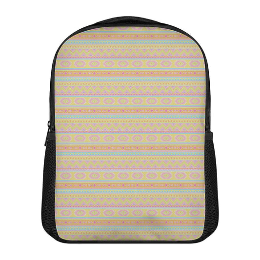 Pastel Aztec Tribal Pattern Print Casual Backpack