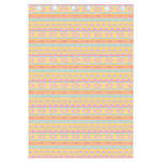 Pastel Aztec Tribal Pattern Print Curtain