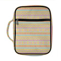 Pastel Aztec Tribal Pattern Print Front Pocket Bible Bag