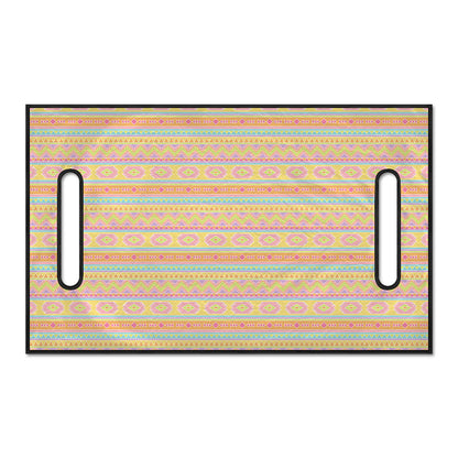 Pastel Aztec Tribal Pattern Print Golf Cart Seat Cover