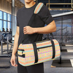 Pastel Aztec Tribal Pattern Print Gym Bag
