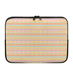 Pastel Aztec Tribal Pattern Print Laptop Sleeve