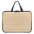 Pastel Aztec Tribal Pattern Print Laptop Sleeve With Handle