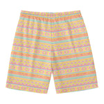 Pastel Aztec Tribal Pattern Print Men's Swim Trunks
