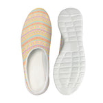 Pastel Aztec Tribal Pattern Print Mesh Casual Shoes
