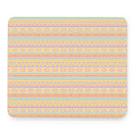 Pastel Aztec Tribal Pattern Print Mouse Pad